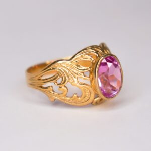 bague vintage pink princess